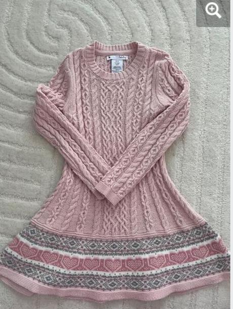 Úpletové šaty, 104