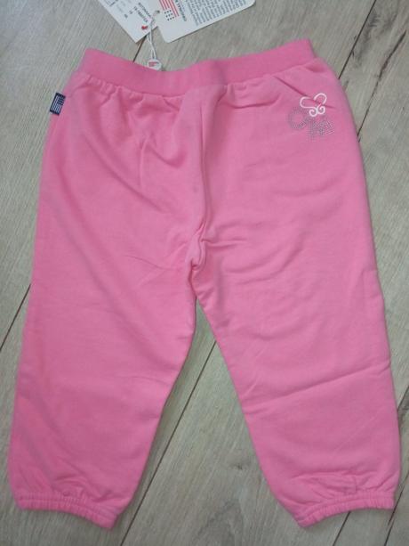 Dievčenské ružové tepláky (18 mes.), original marines,86