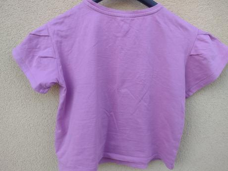 Ružové tričko so srdiečkom, 134