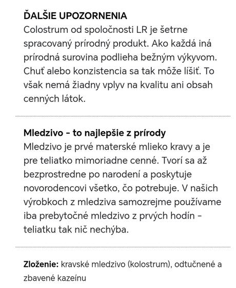 Colostrum, 
