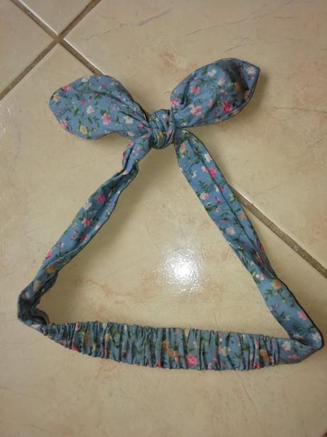 2 x látková čelenka s mašličkou,