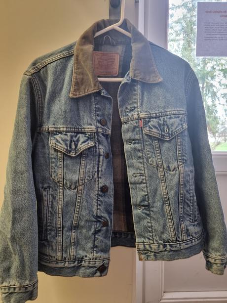 Zateplena zimna bunda, levis,s