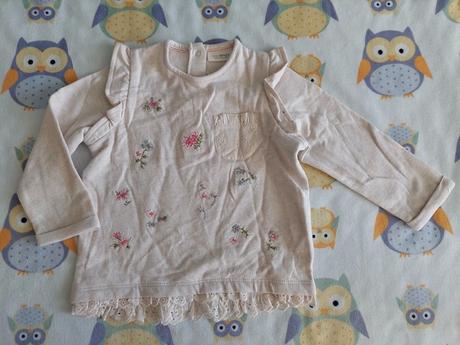 Kvietkované tričko/mikina zn.next veľ.74, next,74