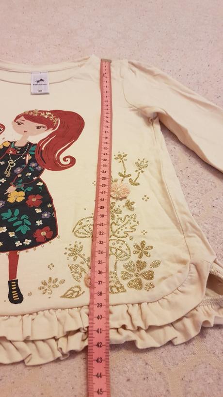 Dievčenské nohavice a tričko veľ.128, palomino,128