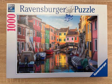 Puzzle 1000ks, chýbajú 4 dieliky, 