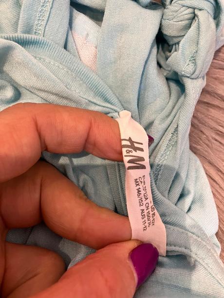 Dievčenské tričko s flitrami, h&m,146