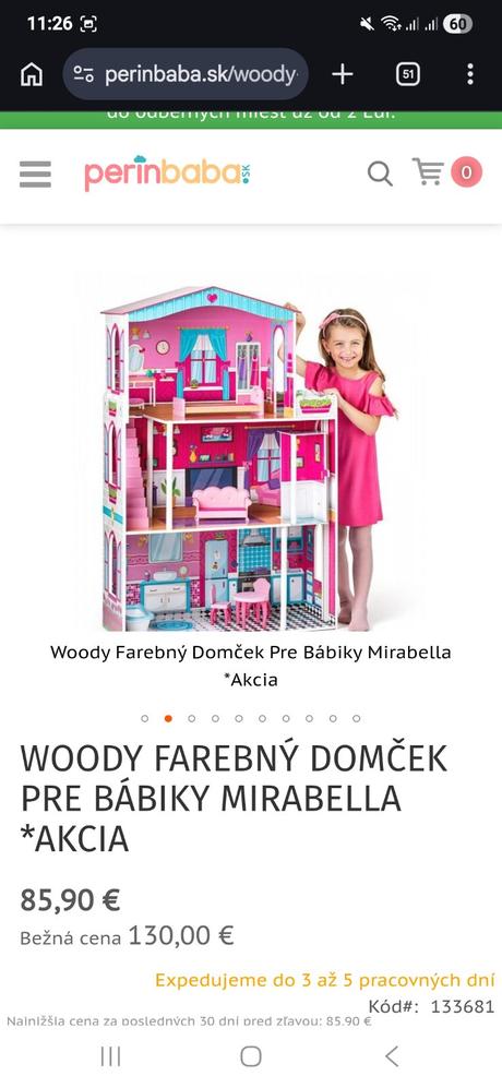 Barbie domcek woody, 