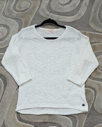 Biely svetrík, tom tailor,l