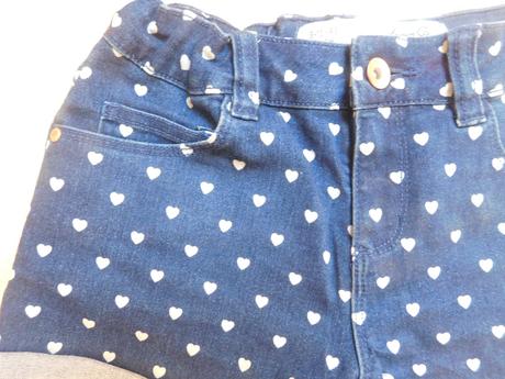 Riflové kraťasy 9-10r, primark,140