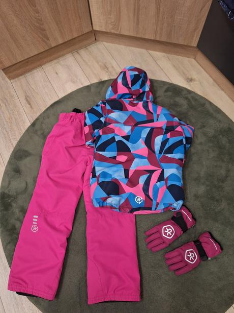Nepremokavá lyžiarska súprava color kids, 128