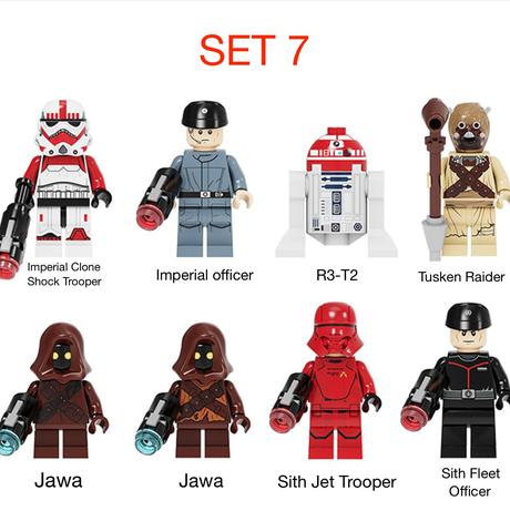 Rôzne figúrky star wars 1 (8ks),