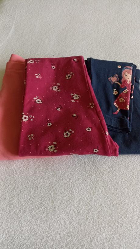 3x mierne zateplené legíny c&a veľ. 128, c&a,128