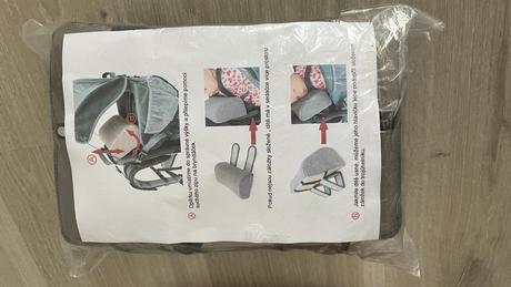 Turistiský nosič corazon panda červený, 