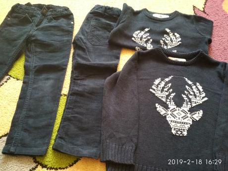 2xnohavice+pulóver, 104