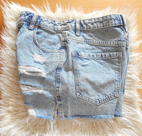 Dierované riflové kraťasy sinsay veľ.38, sinsay,38