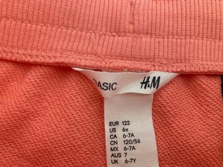 H&m šortky veľ. 122, h&m,122