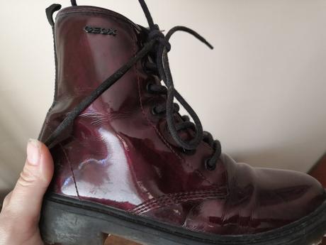 Lesklé topánky, geox,32