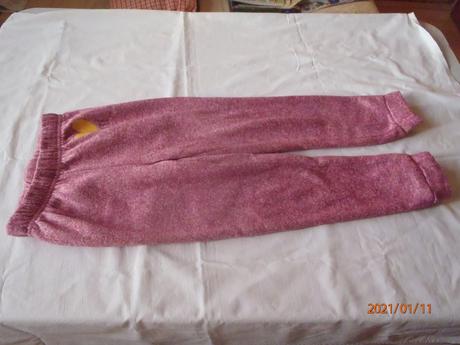 Bordové melírované tepláky, kids,116