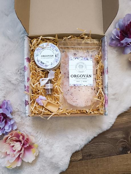 Handmade - set peeling a soľ do kúpeľa orgován, 