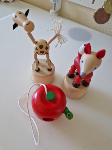 Motorické drevene hračky, 