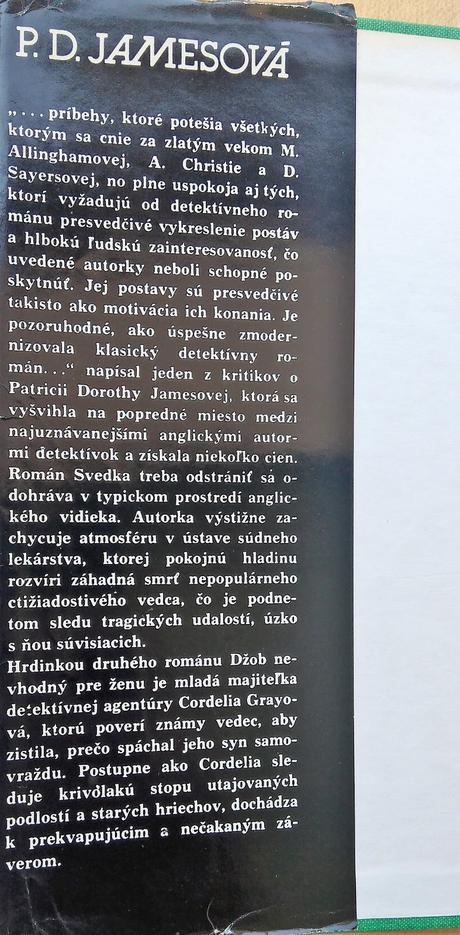 Svedka treba odstrániť, džob nevhodný pre ženu,