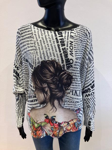 Dámske vzorované tričko, xl