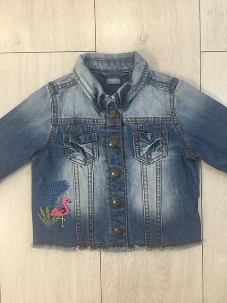 Next vyšívaná riflová bundička, next,86