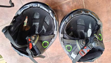 2 lyžiarske prilby tecno pro, s