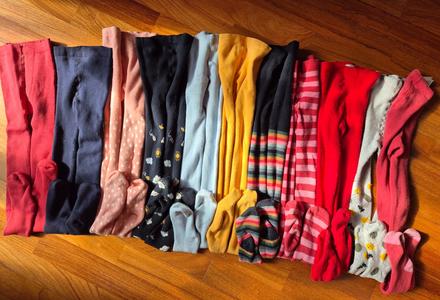 Dievčenské teple pančušky, tchibo,110