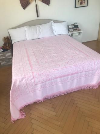 Vintage bavlnena deka na postel,