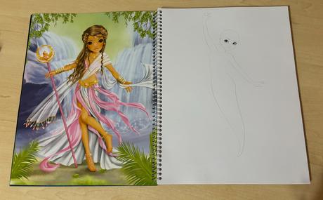 Fantasy model - kreatívne omaľovánky,