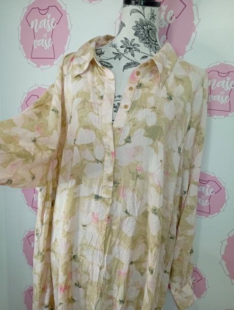 Bavlnené maxi šaty, h&m,xxxl