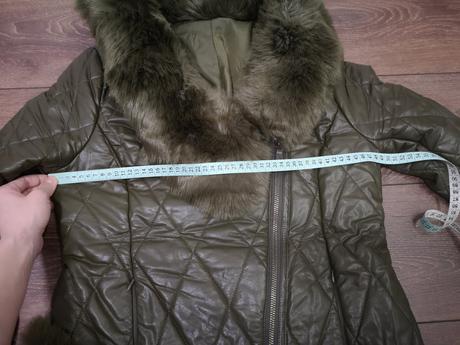Koženková zimná bunda, m