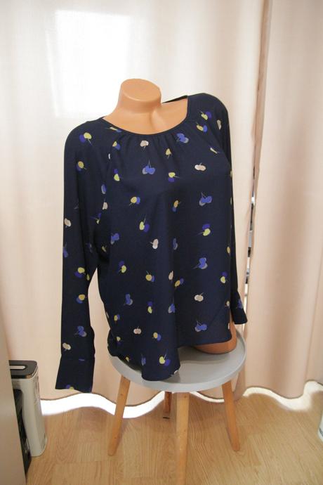 Tmavo modrá blúzka, xl, xl