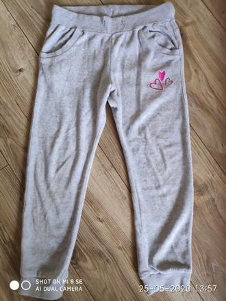 Tepláky velurove, f&f,116