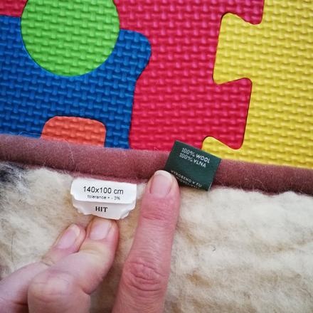 Ovčie rúno, šírka (cm): 100,dĺžka (cm): 140