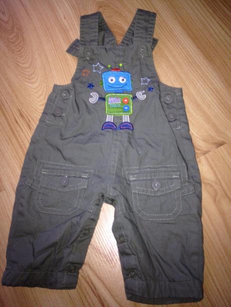 Podšité robotkové nohavice, mothercare,56