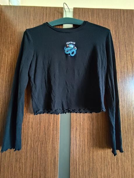 Tričko s dlhým rukávom bershka, veľ.38, stav ako n, bershka,38