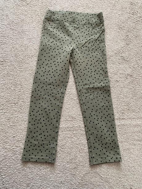 Nohavicový leginy, h&m,110