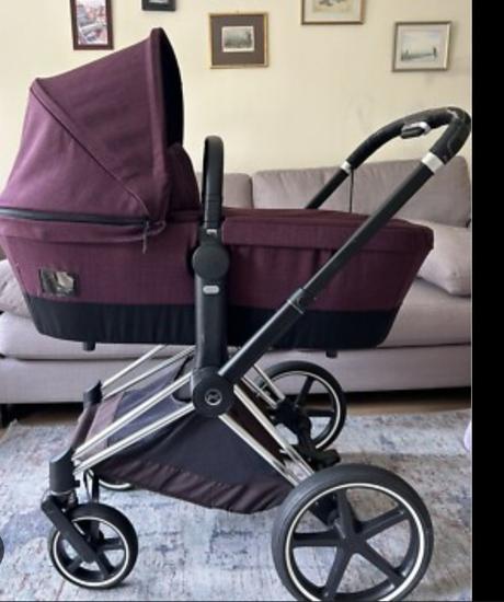 Cybex priam princess pink - purple 3v1, cybex,cybex priam so sedadlom light seat
