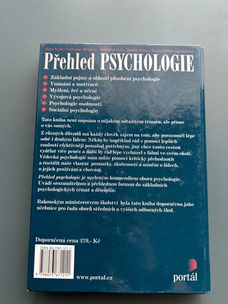 Přehled psychologie, 