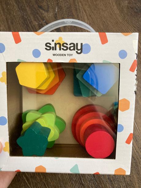 Drevená vkladacia mini veža, 