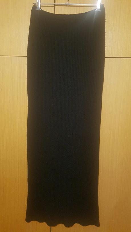 Maxi dlha hruba pletena sukna, s