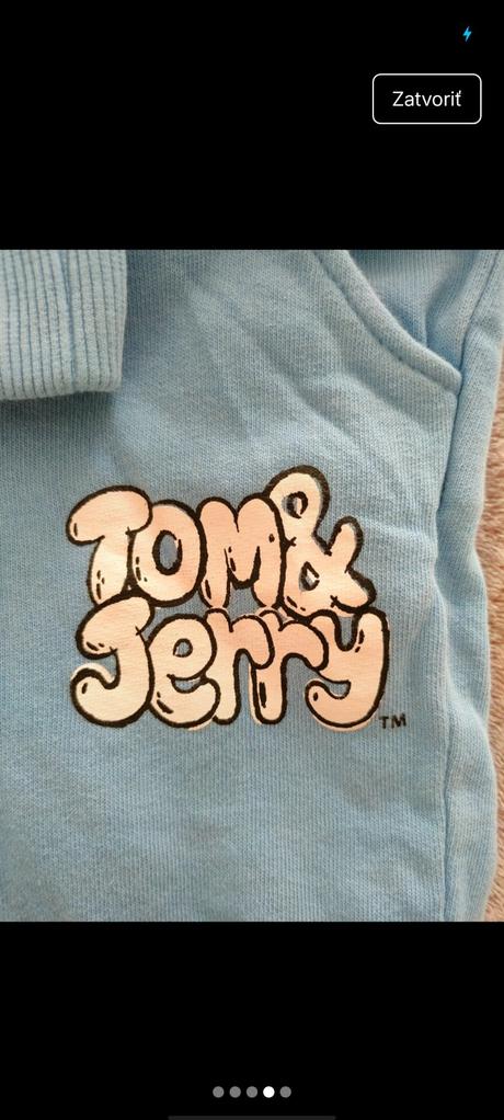 Tepláková súprava tom&jerry, sinsay,80