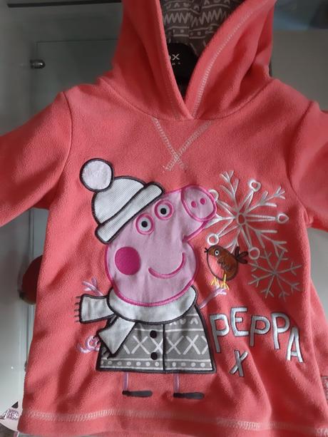 Hrubá flisova mikina peppa pig, tu,104