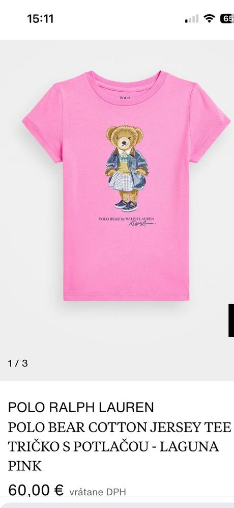 Ralph lauren polo bear tričká, ralph lauren,140