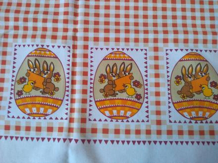 Retro veľkonočný obrus 139x110 - 25eur, 