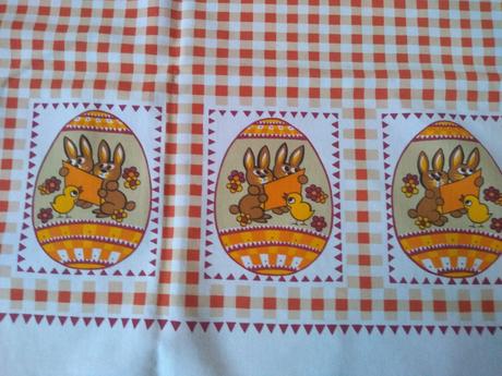 Retro veľkonočný obrus 139x110 - 25eur, 