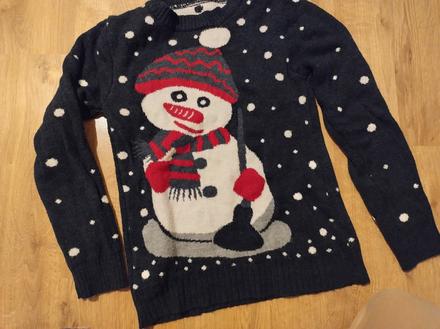 Vianočný sveter veľkosť 140/146, 140