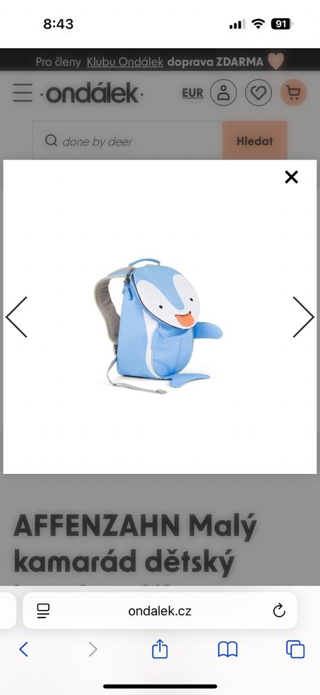 Detský batoh affenzahn, 